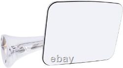 2 Set Stainless Steel Exterior Mirror 1970-72 Chevy/GMC Truck Polished Mirror