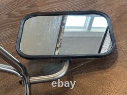 2 Stainless Steel Mirrors Truck Towing DP Ford Chevy West coast Mirrors