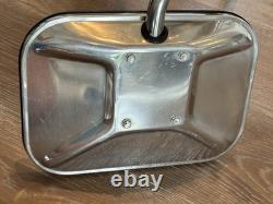 2 Stainless Steel Mirrors Truck Towing DP Ford Chevy West coast Mirrors