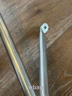 2 Stainless Steel Mirrors Truck Towing DP Ford Chevy West coast Mirrors