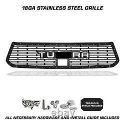 300 INDUSTRIES Aftermarket Steel Grille for 2018-2021 Tundra Truck TUNDRA BLACK