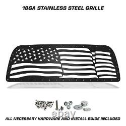 300 INDUSTRIES Aftermarket Steel Truck Grille for 2010-2018 Ram 2500/3500 FLAG W