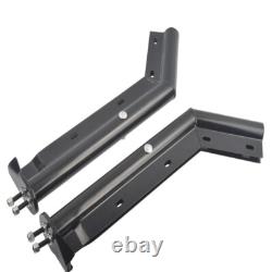 30 45 Degree Angled Chrome Plated Stainless Steel Truck Mud Flap Hanger Pair
