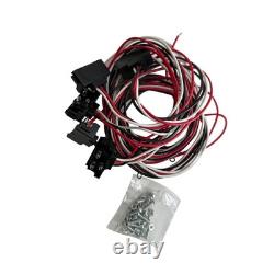 30 Stainless Steel 4 Red 2 White 30 LED Light Bar for Semi Truck Mudflap Hanger