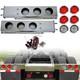 30 Stainless Steel 4 Red 2 White 30 Led Tail Light Bar For Semi Truck Trailer