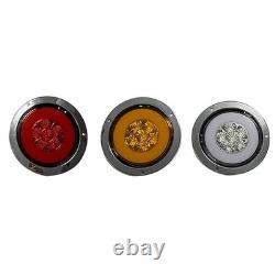 30 Stainless Steel Mud Flap Hanger Bar 30 LED Tail Light for Semi Truck Trailer