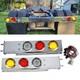 30 Stainless Steel Mudflap Hanger Bar 30 Led Light Waterproof For Truck Trailer