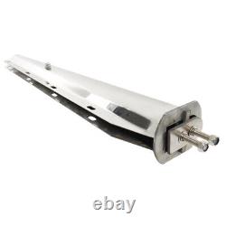 30 Stainless Steel Straight Mud Flap Hanger 1 1/8 Bolt For Semi Truck Tapered