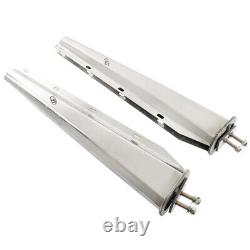 30 Straight Mud Flap Hanger Stainless Steel 1 1/8 Bolt Semi Truck Tapered