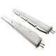 30 Straight Mud Flap Hanger Stainless Steel 1 1/8 Bolt Semi Truck Tapered