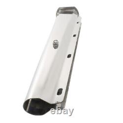 30 Straight Mud Flap Hanger Stainless Steel 1 1/8 Bolt Semi Truck Tapered