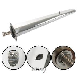 30 Straight Mud Flap Hanger Stainless Steel 1 1/8 Bolt Semi Truck Tapered