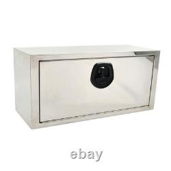 30x12x14 Stainless Steel Underbody Truck Tool Box Trailer Storage withLock