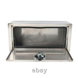 30x12x14 Stainless Steel Underbody Truck Tool Box Trailer Storage withLock