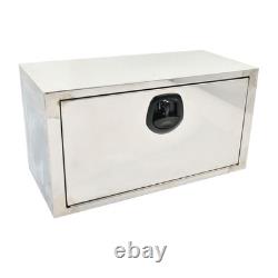 30x14x16 Stainless Steel Underbody Truck Tool Box Trailer Storage withLock