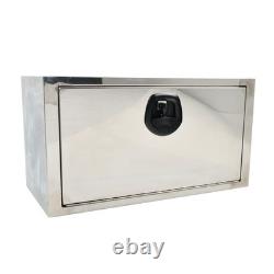 30x14x16 Stainless Steel Underbody Truck Tool Box Trailer Storage withLock