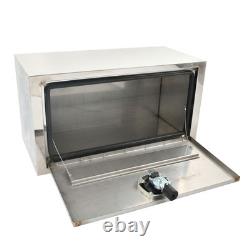 30x14x16 Stainless Steel Underbody Truck Tool Box Trailer Storage withLock