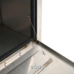 30x14x16 Stainless Steel Underbody Truck Tool Box Trailer Storage withLock