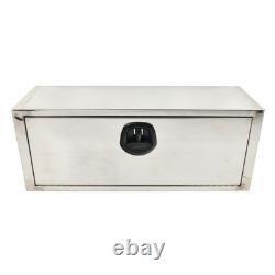 36x12x14 Underbody Tool Box Truck Pickup Trailer Storage Box Stainless Steel
