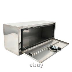 36x12x14 Underbody Tool Box Truck Pickup Trailer Storage Box Stainless Steel