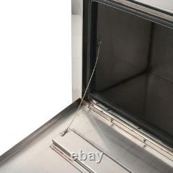 36x12x14 Underbody Tool Box Truck Pickup Trailer Storage Box Stainless Steel