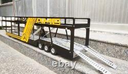 3 Axle 1/14 1100mm FULLY STAINLESS STEEL Auto Transport Trailer NIB