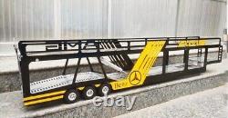 3 Axle 1/14 1100mm FULLY STAINLESS STEEL Auto Transport Trailer NIB