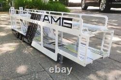 3 Axle 1/14 1100mm FULLY STAINLESS STEEL Auto Transport Trailer NIB