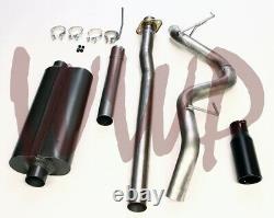 3 Cat Back Exhaust System Black Tip 15-19 Ford F150 Ecoboost 2.7L 3.5L 5.0L V8