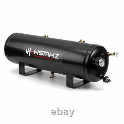 3 GAL 4 Trumpet Air Horn Tank 200PSI Compressor Onboard For Train Truck Boat