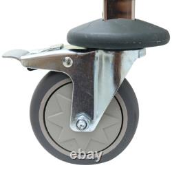 3 Layers Stainless Steel Kitchen Restaurant Utility Cart Hand Truck High Quality