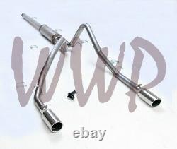 3 Stainless Steel Dual Cat Back Exhaust System 09-13 Chevy/GMC 1500 V8 Pickup