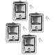 4pk Toolbox Truck Storage Tack Boxes L3885 Standard Flush Stainless Steel Latch