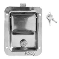 4PK Toolbox Truck Storage Tack Boxes L3885 Standard Flush Stainless Steel Latch