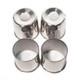 4pcs 4.25 Stainless Steel Trailer Wheel Center Caps For Truck Suv Rv Chrome H