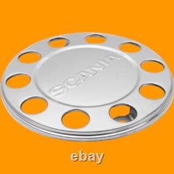 4Pcs Stainless Steel Wheel Trims Covers 22.5 for Scania Truck And Bus