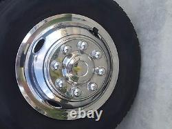 4 CHEVY GMC TRUCK 16 Dual Steel Wheel Simulators Dually Rim Skins Liners Covers