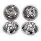 4 Chevy Gmc Truck 16 Dual Steel Wheel Simulators Dually Skins Liners Covers