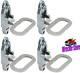 (4) Ph1258 Polished Stainless Steel Folding Step Fire Truck Utility Body Trailer