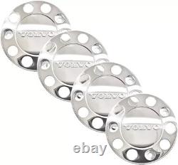 4 Pcs Stainless Steel Wheel Trims Covers 22.5 for Volvo Truck And Bus
