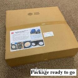 4 Stainless Steel Aero Wheel Covers For 22.5x8.25 Steel Truck Wheels