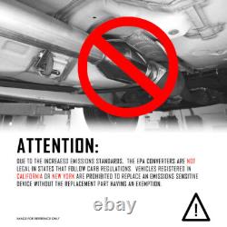 4 Stainless Steel Catalytic Converter Universal Fit For Diesel Truck Cat 810400