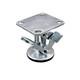 4 Stainless Steel Double Pedal Floor Truck Lck Withtop Plate-service Caster Brand
