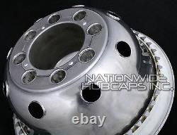 4 fits DODGE 16 Dual Wheel Simulators Dually 8 Lug Rim Skins Liners Hub Covers