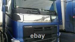 4 pcs. Polished Mirror Stainless Steel Front Covers VOLVO FH4 Euro 6 Series Truck
