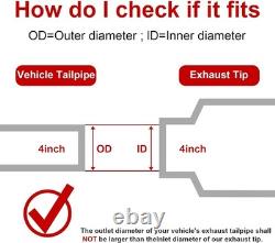 4 to 6 Exhaust Tip Elbow Durable Stainless Steel Truck Side Exit