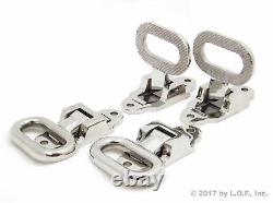 4x Stainless Steel Folding Step Grab Handle for RV Truck Bus Trailer Camper New