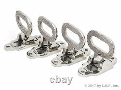 4x Stainless Steel Folding Step Grab Handle for RV Truck Bus Trailer Camper New