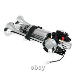 500DB Super Loud Air Horn Compressor 12V/24V Trumpet For Train Car Truck Boat RV