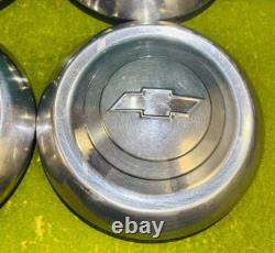 51-'53 CHEVY Fleetline DOG DISH HUBCAPS Styline Wagon 1951 1952 1953 (4)